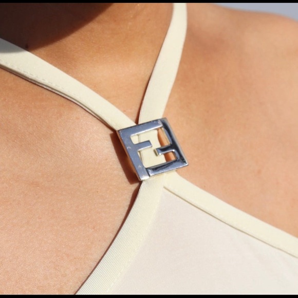 Vintage Fendi Maxi Dress w/ Zucca Emblem - Picture 4 of 8